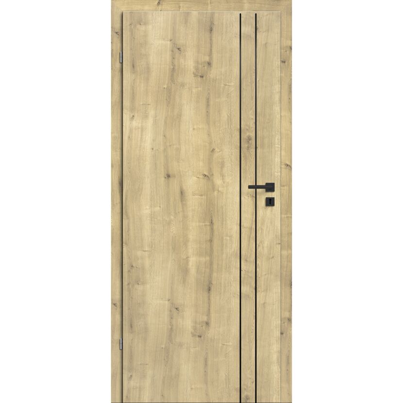 Innentür 'Verti M3' Hamilton Eiche 98,5 x 198,5 cm Linksanschlag