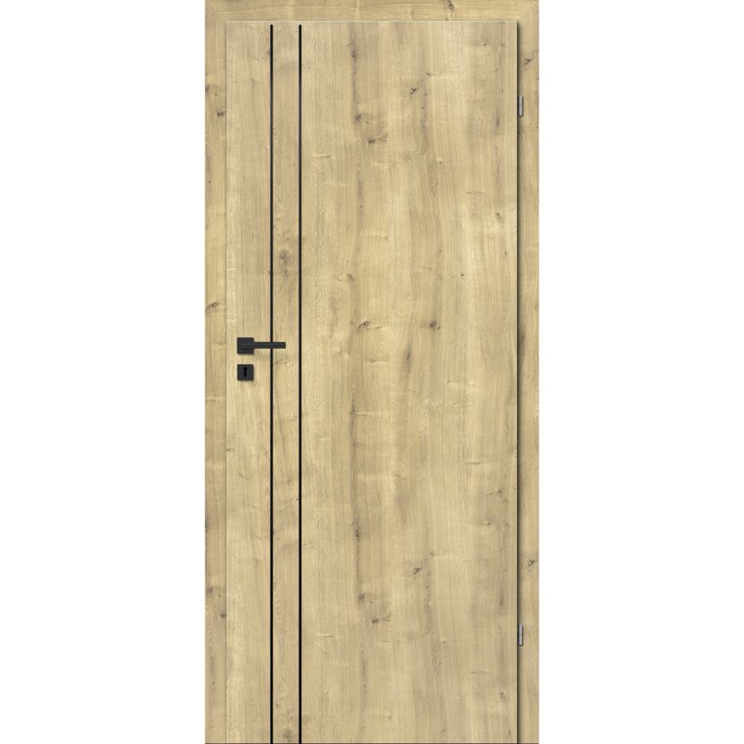 Innentür 'Verti M3' Hamilton Eiche 98,5 x 198,5 cm Rechtsanschlag