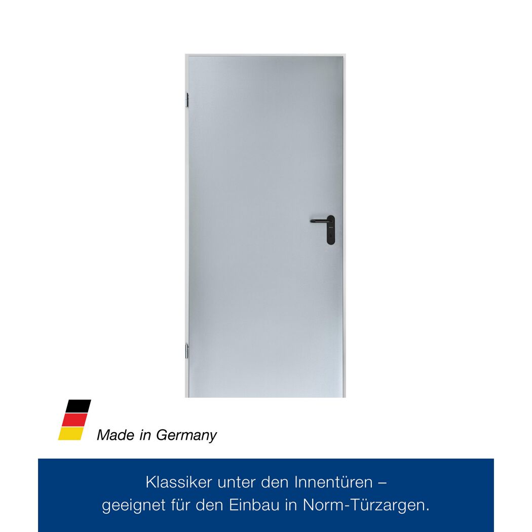 ZK-Innentür-Element Anschlag links verzinkt 87,5 x 187,5 cm