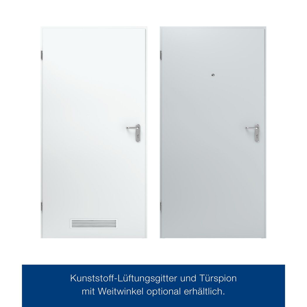 ZK-Innentür-Element Anschlag links verzinkt 87,5 x 187,5 cm