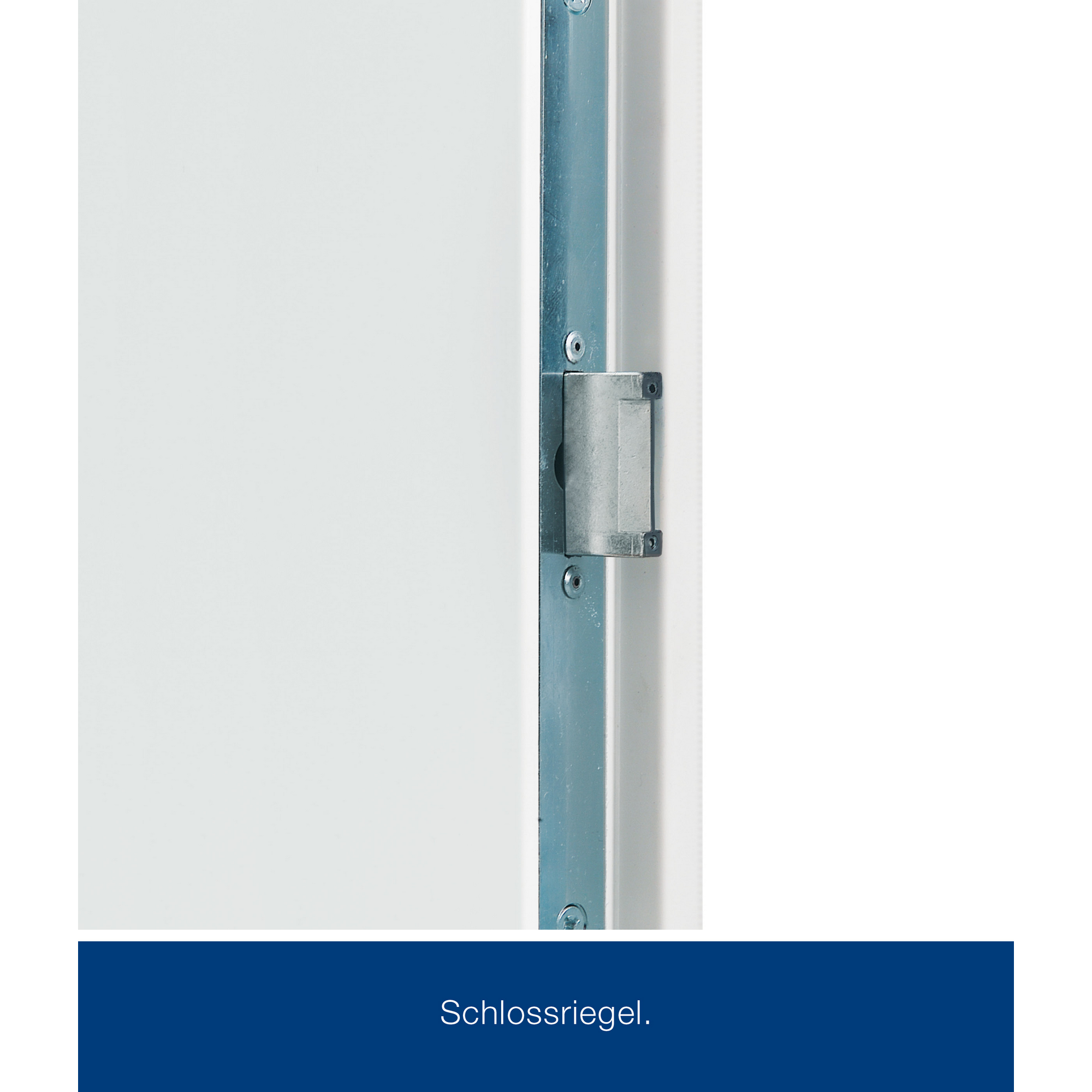 Sicherheits-Nebeneingangstür 'KSI 40' weiß 87,5 x 200 cm, rechts