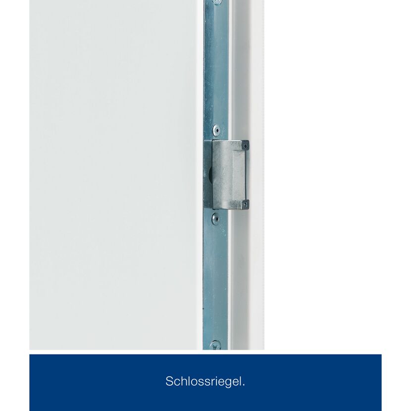 Sicherheits-Nebeneingangstür 'KSI 40' weiß 87,5 x 200 cm, rechts
