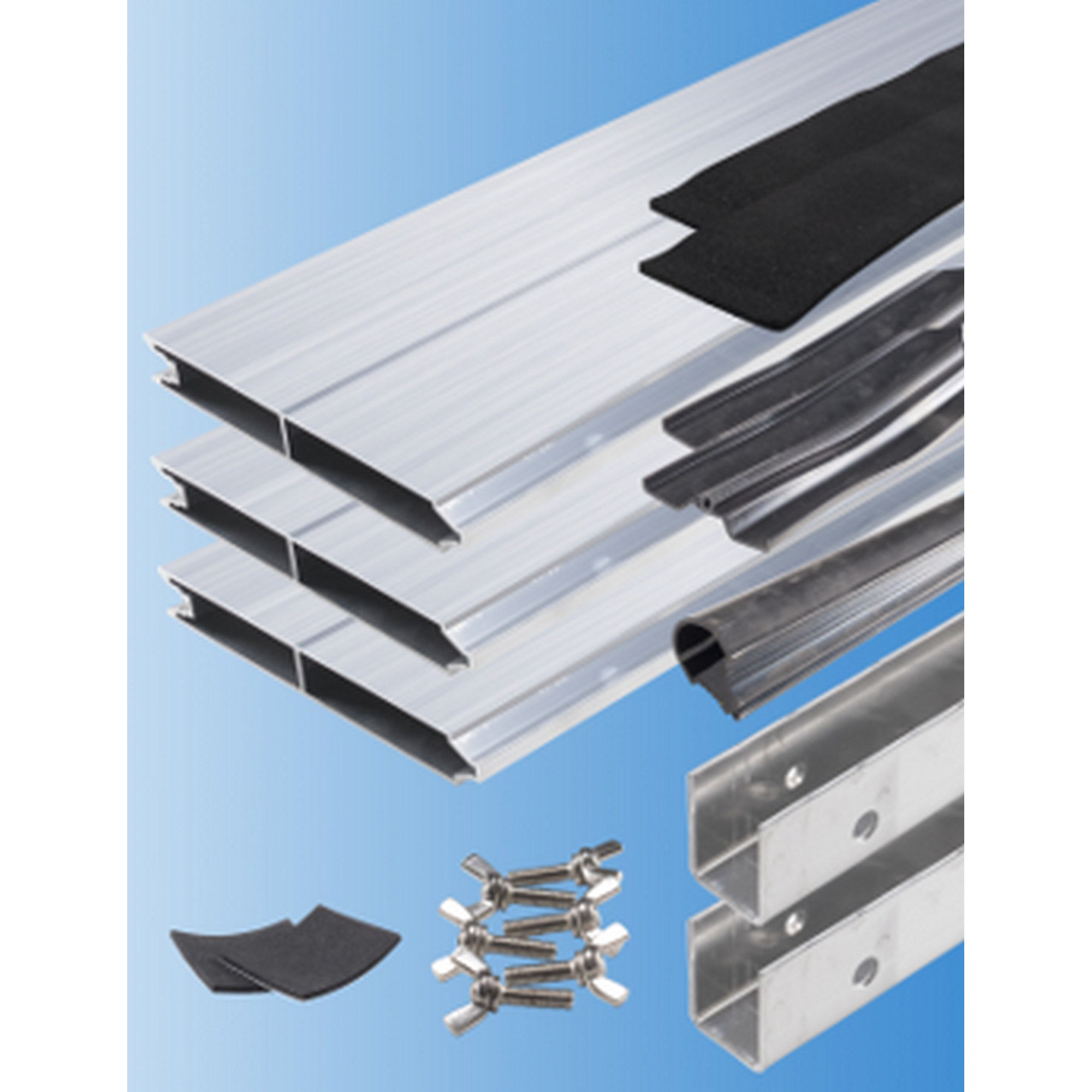 Hochwasserschutz-Kit Standard Aluminium 1,2 x 0,6 m + product picture