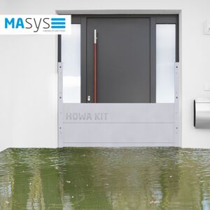 Hochwasserschutz-Kit Large Aluminium 2 x 0,6 m