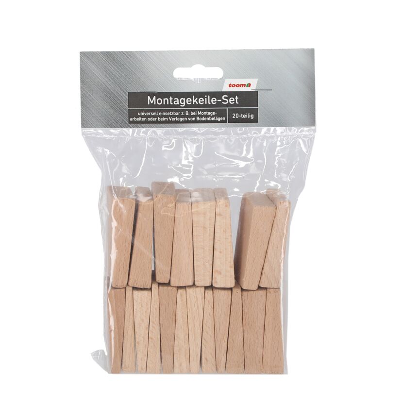 Holzkeile-Set 20-tlg.