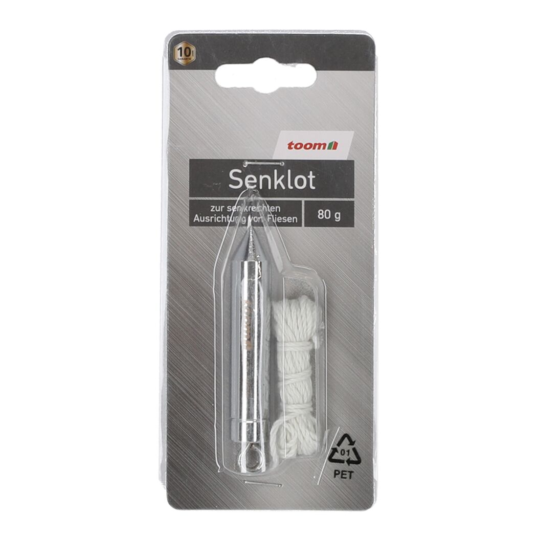 Senklot mit Schnur