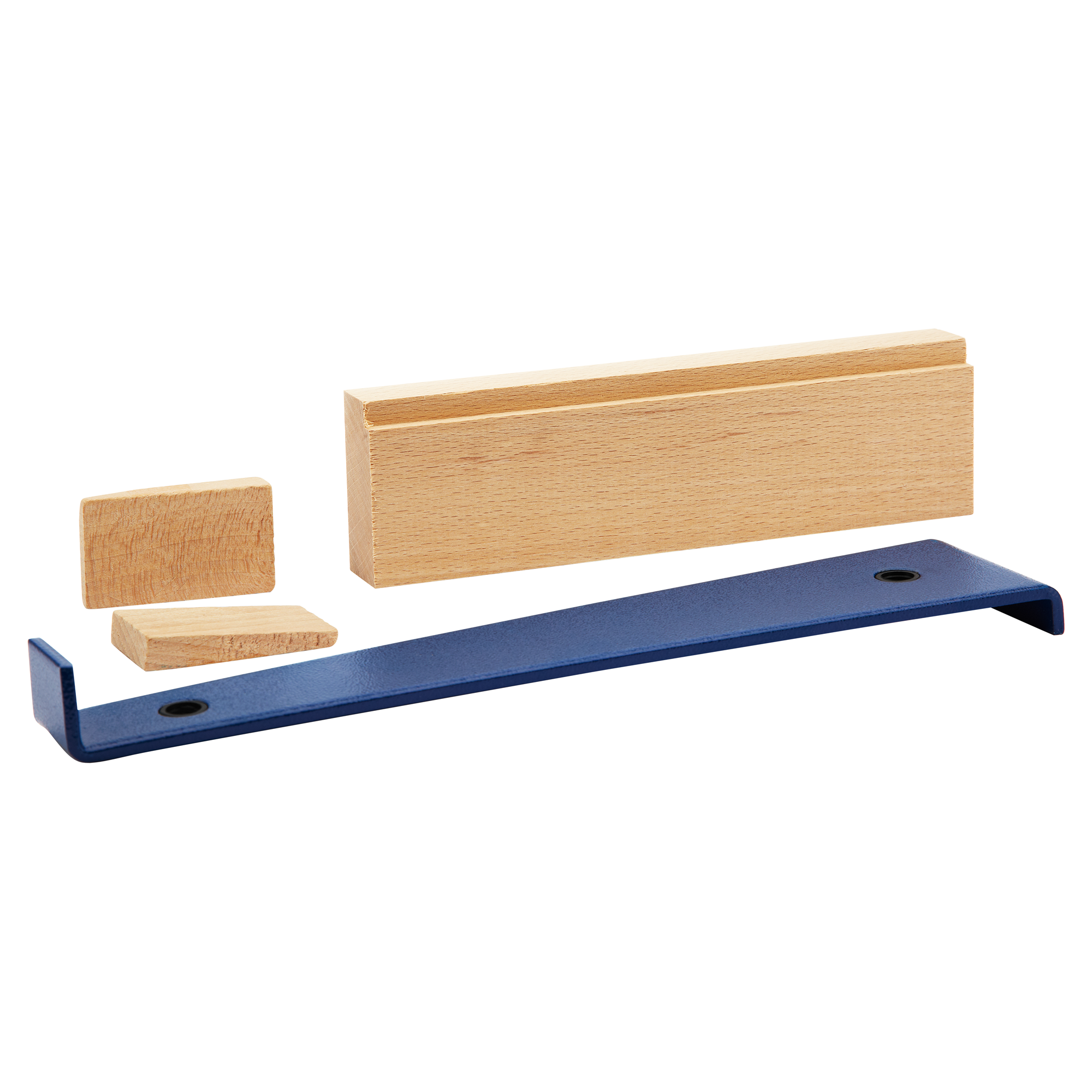 Holzverlege-Set braun-blau 14-tlg. + product picture