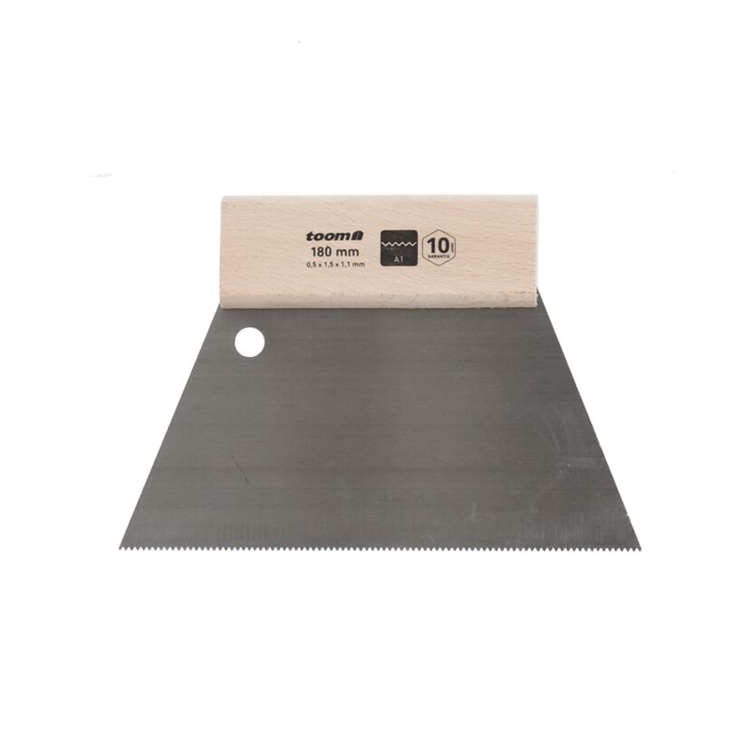 Aufstreichspachtel fein gezahnt 18 cm