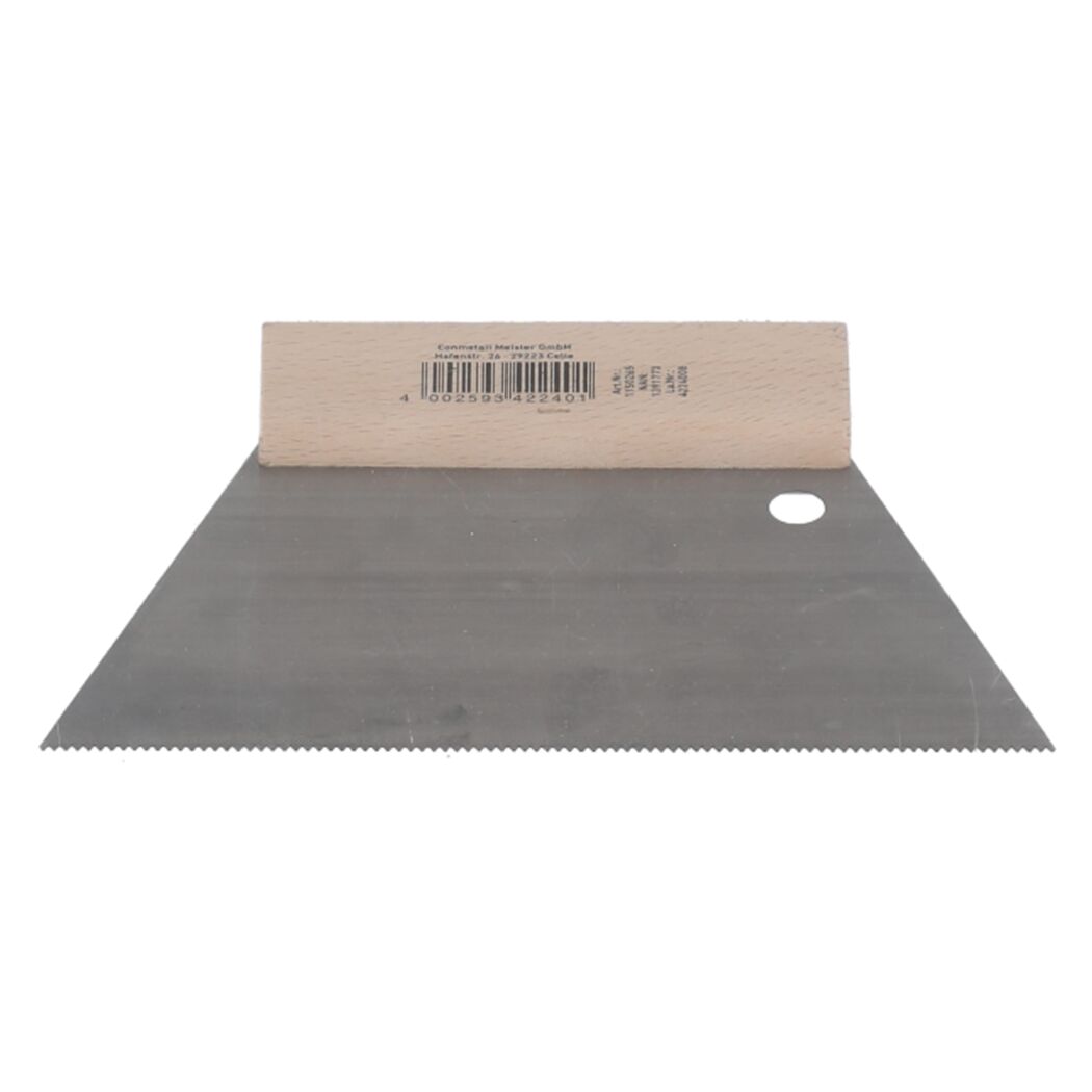 Aufstreichspachtel fein gezahnt 18 cm