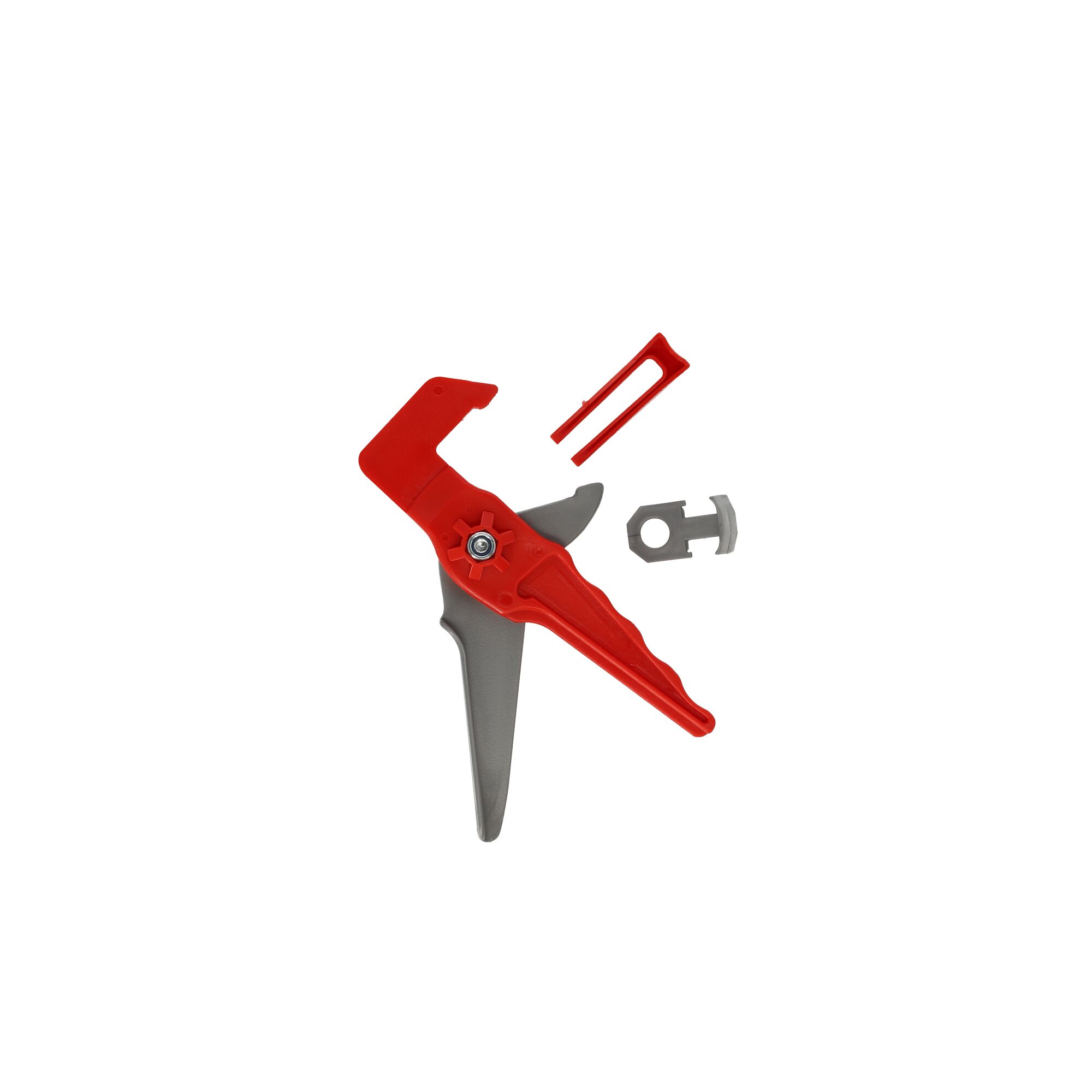 Rot-graue Fliesenverlegezange