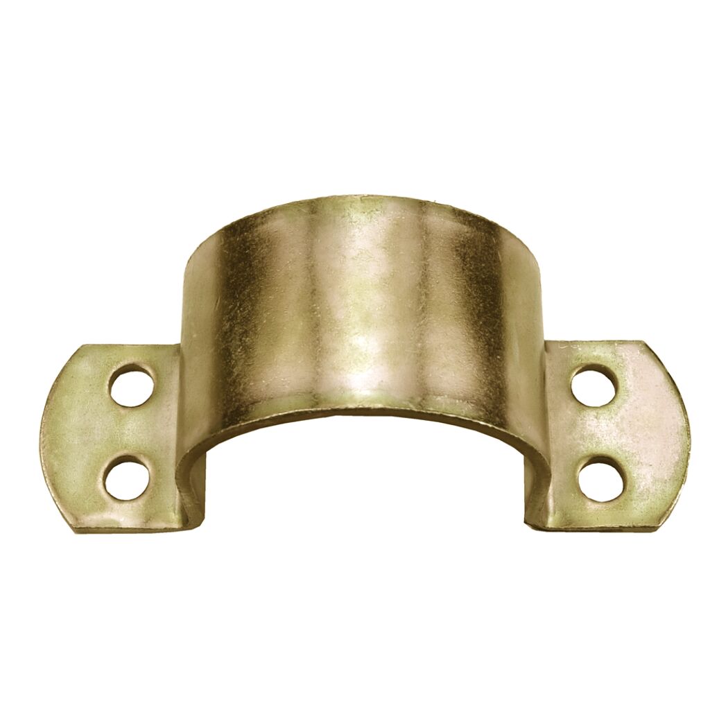 Verzinkte Rohrschelle 42 mm, doppellappig