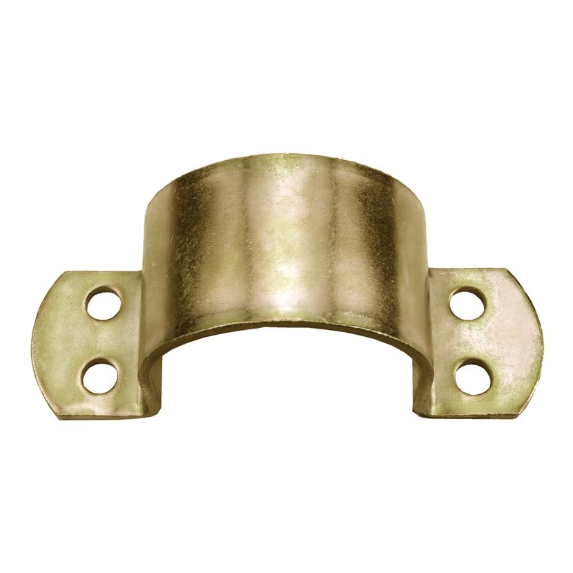 Verzinkte Rohrschelle 42 mm, doppellappig