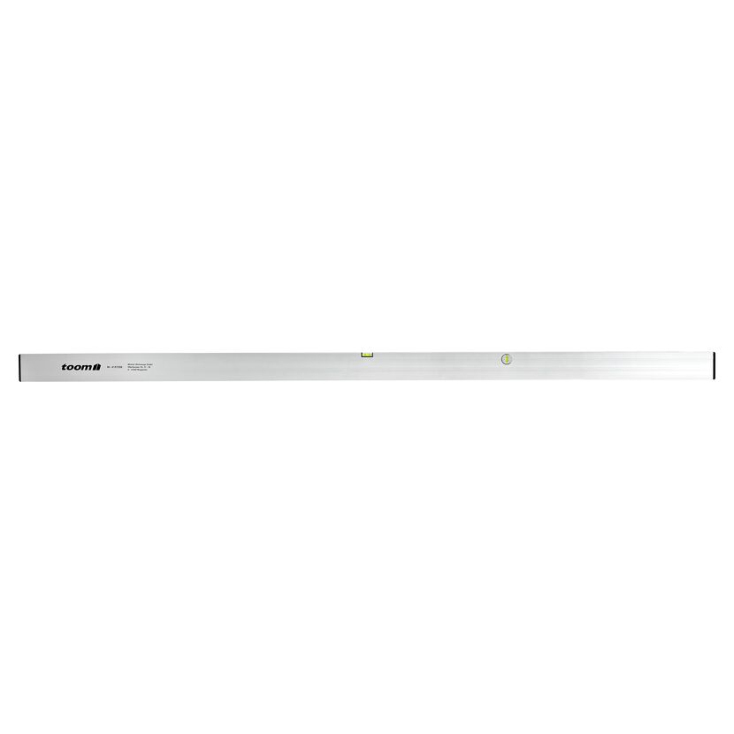 Richtlatte mit zwei Libellen Aluminium 2,5 m