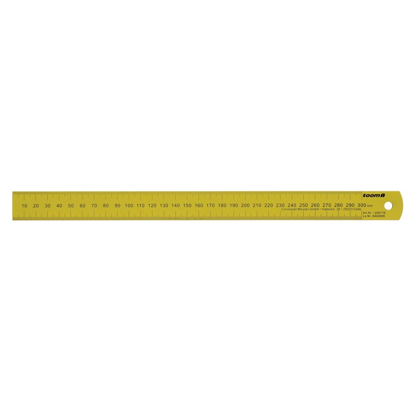 Stahlmaßstab 30 cm
