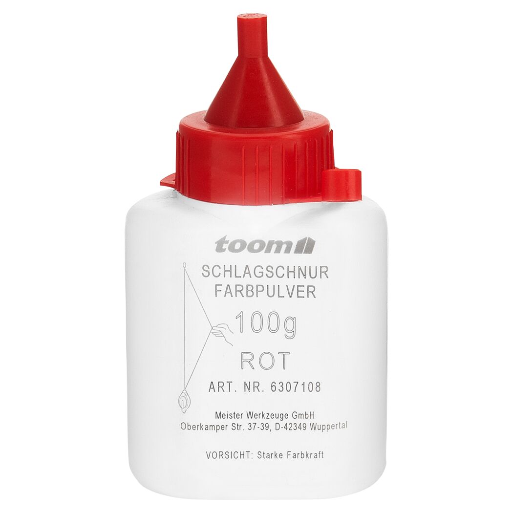 Schlagschnurpulver rot 100 g