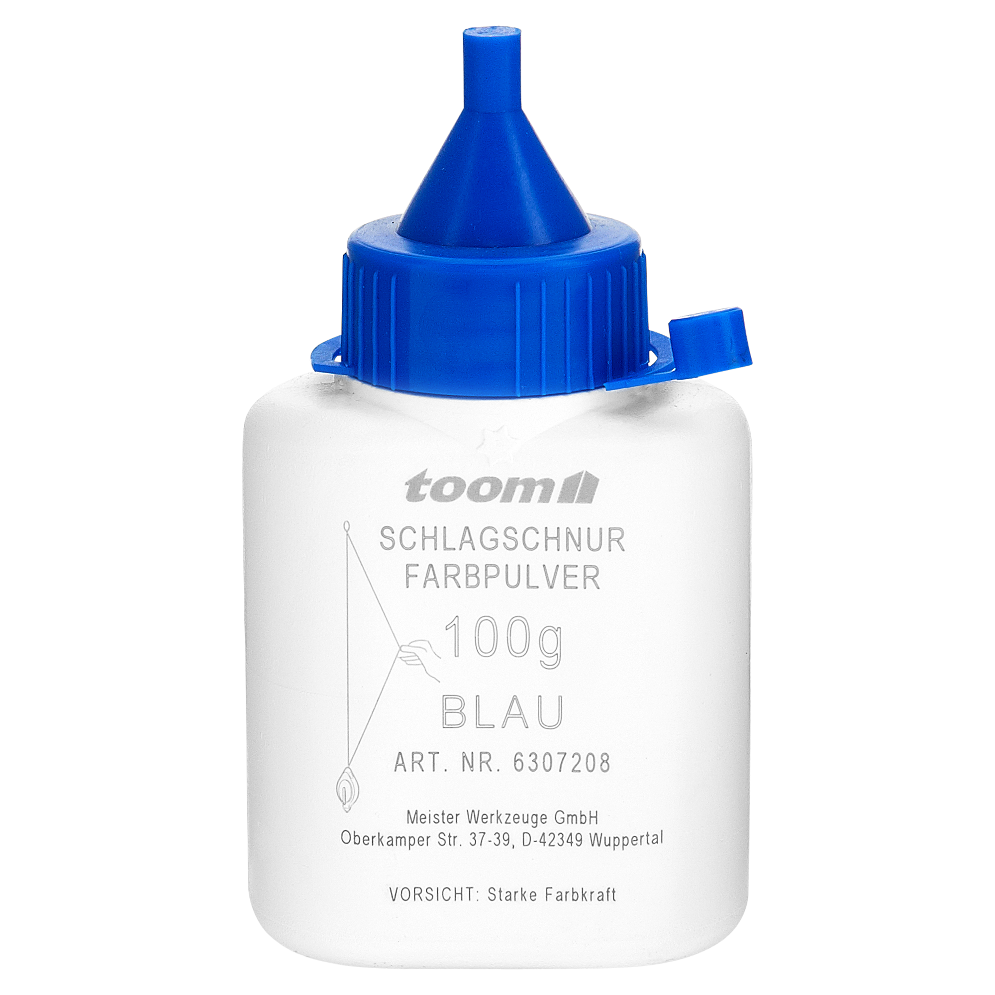 Schlagschnurpulver blau 100 g + product picture