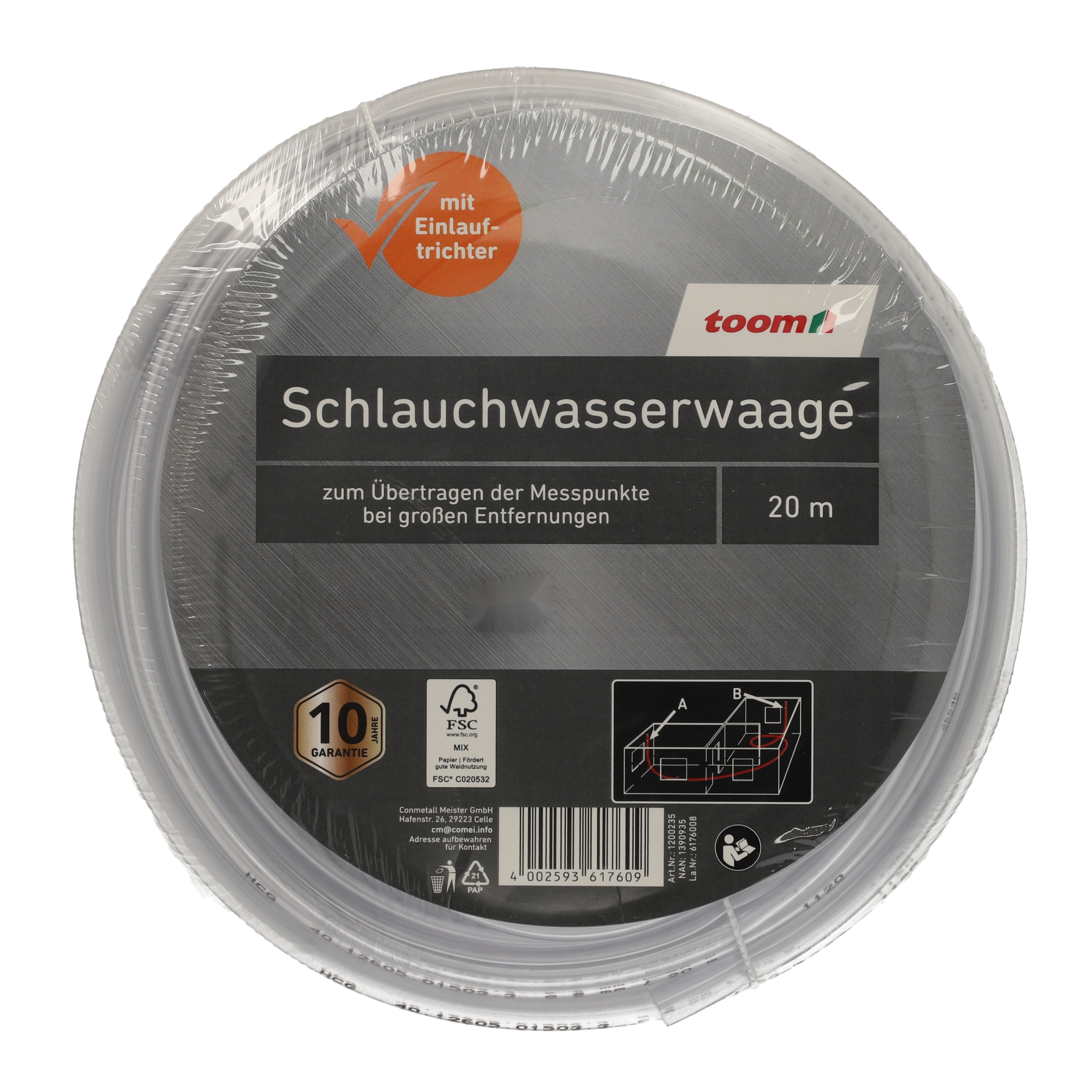 Schlauchwasserwaage 2000 cm