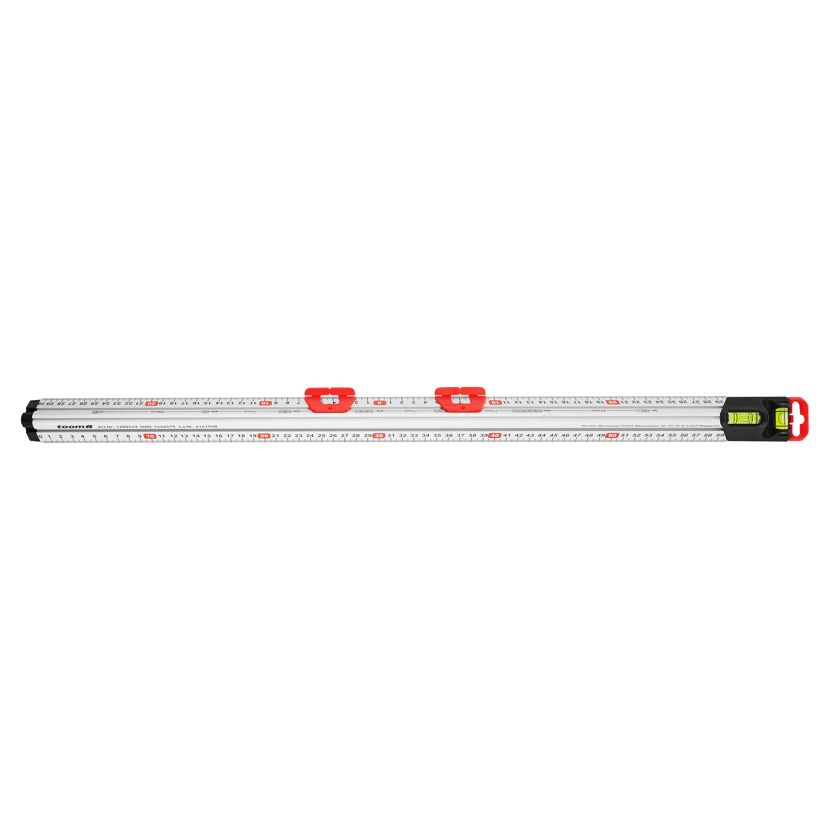 Multifunktionslineal und Wasserwaage 60 cm mit 2 Libellen 60 cm