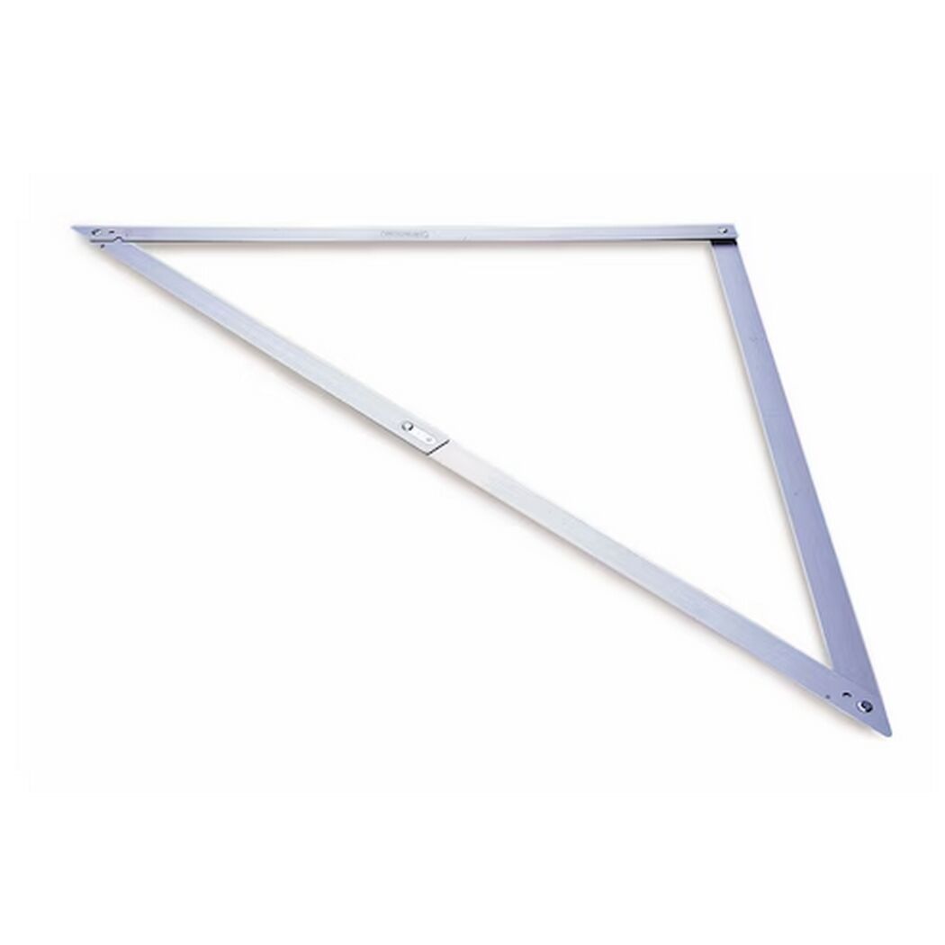 Bauwinkel klappbar Aluminium 172 x 122 cm