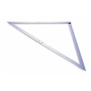 Bauwinkel klappbar Aluminium 172 x 122 cm