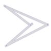 Bauwinkel klappbar Aluminium 172 x 122 cm