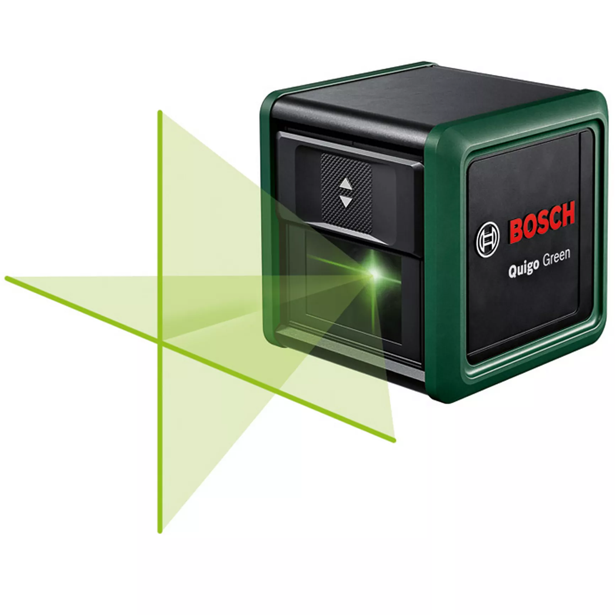 Kreuzlinienlaser 'Professional Quigo Green II' mit Universalklemme