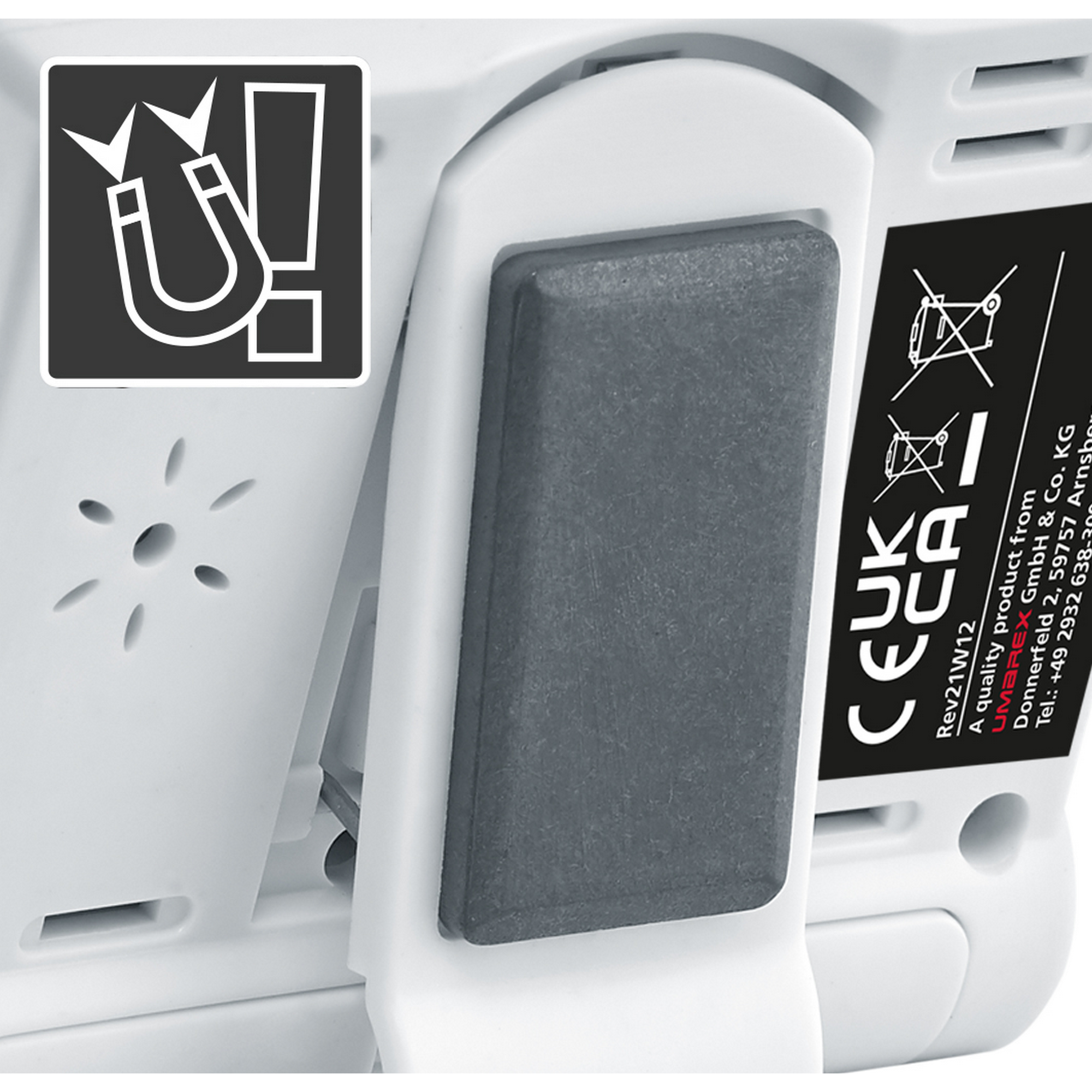 Digitales Hygrometer 'ClimaHome-Check' weiß inklusive Batterie