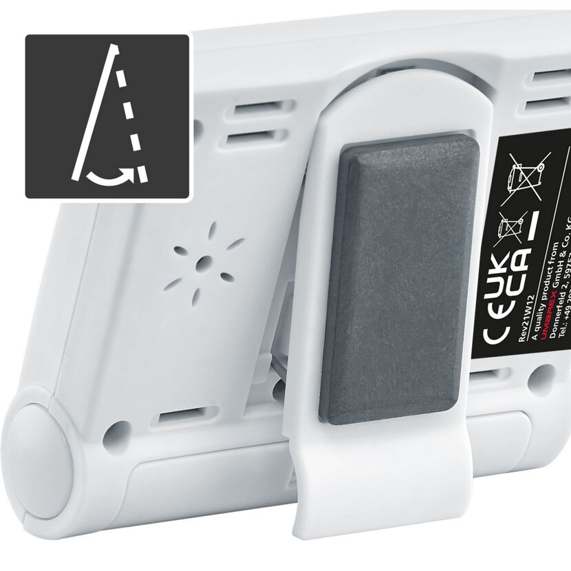Digitales Hygrometer 'ClimaHome-Check' weiß inklusive Batterie