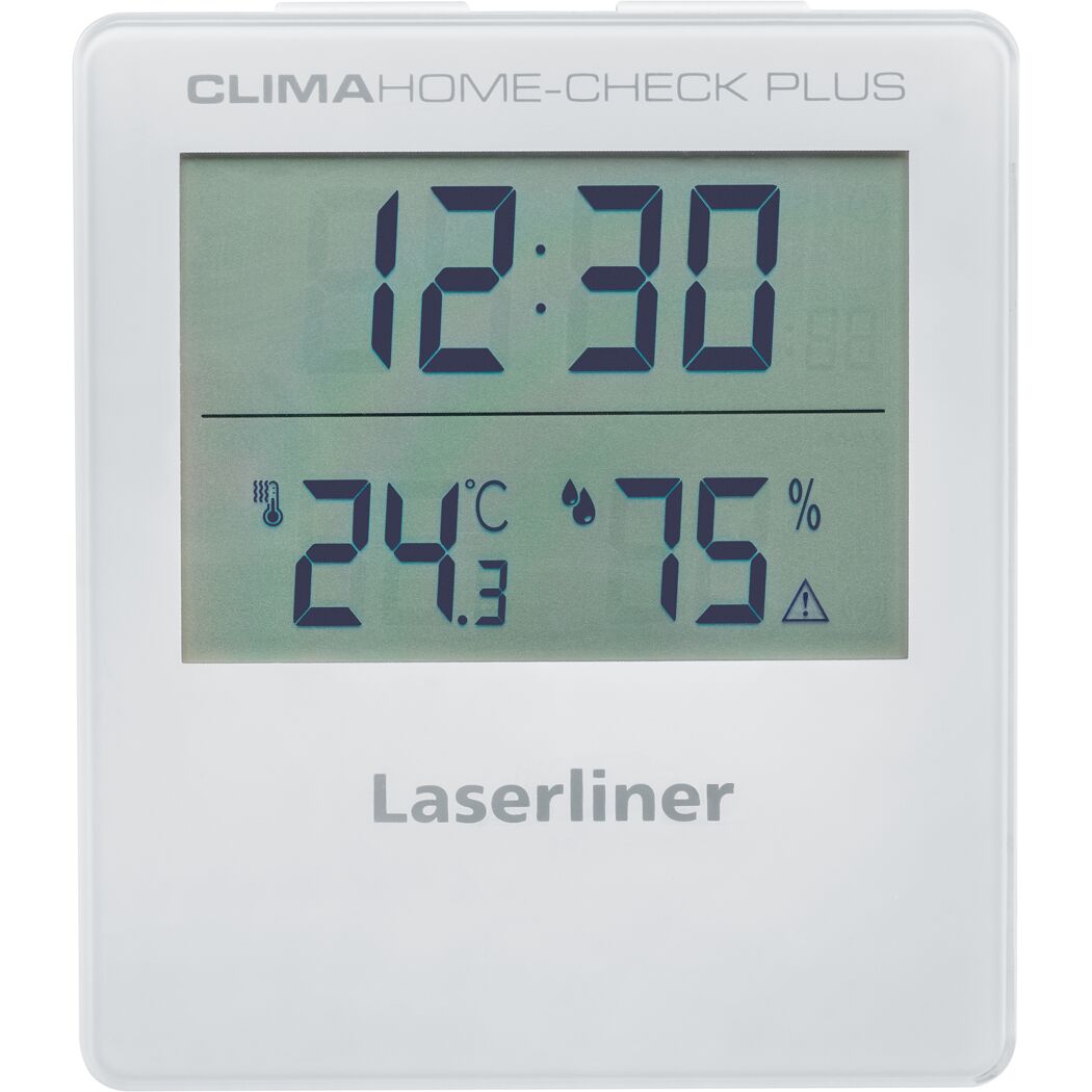 Digitales Hygrometer 'ClimaHome-Check Plus' weiß mit Lüftungsempfehlung