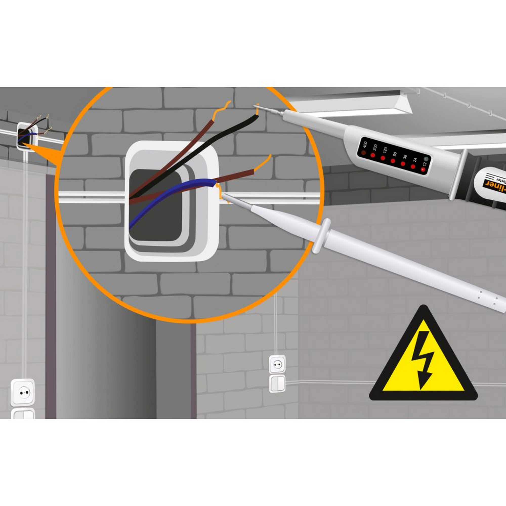 Spannungstester 'ActiveTester' 2-polig + product picture