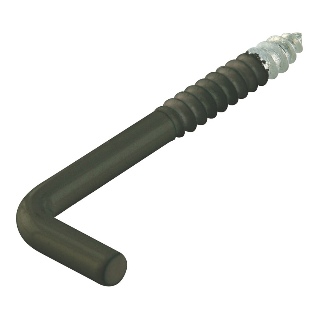 Schraubhaken Stahl kunststoffbeschichtet 4 Stück 3,8 x 50 mm