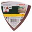 Deltaschleifblatt-Set 93 mm K80 25-teilig