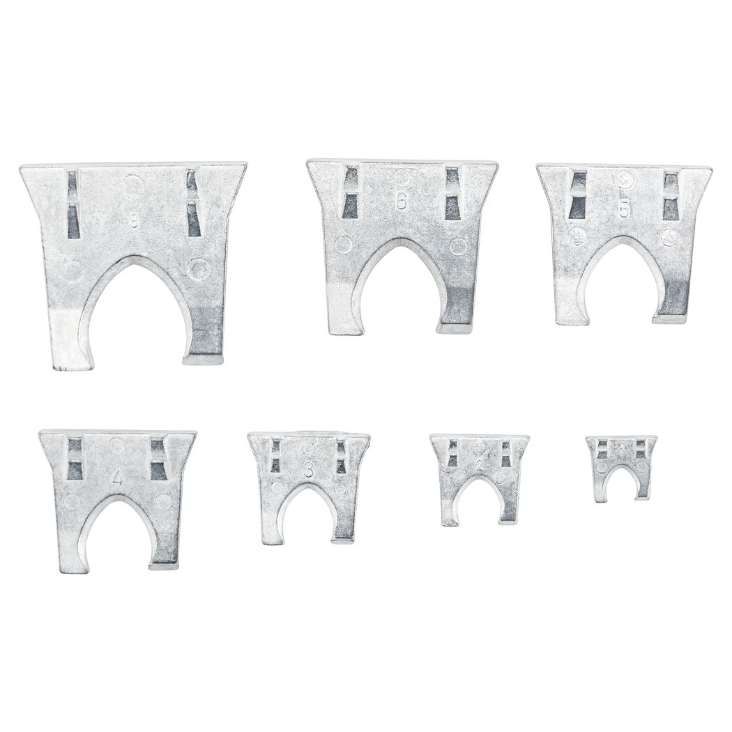 Metallkeile-Set für Hammerköpfe 10-tlg.