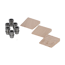 Metallringkeile- & Holzkeile-Set 9-teilig