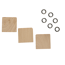 Metallringkeile- & Holzkeile-Set 9-teilig