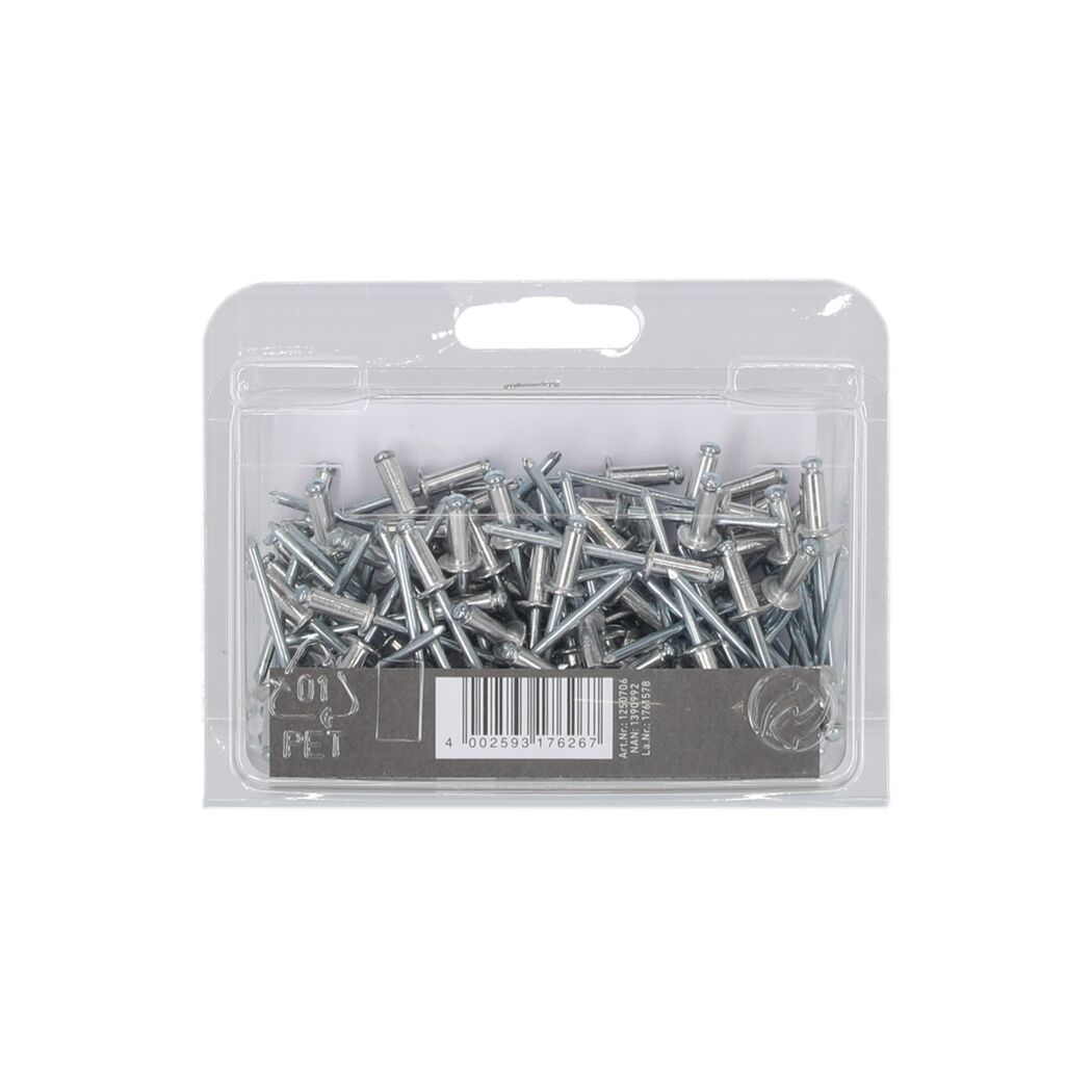 Blindnieten Aluminium Ø 4 x 10 mm 100 Stück