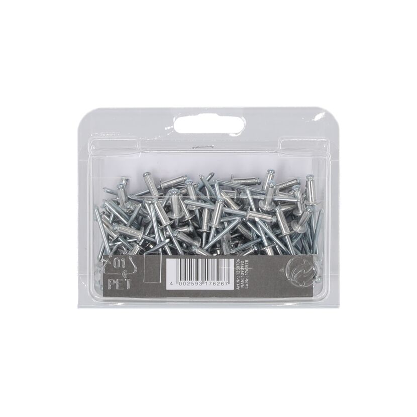 Blindnieten Aluminium Ø 4 x 10 mm 100 Stück