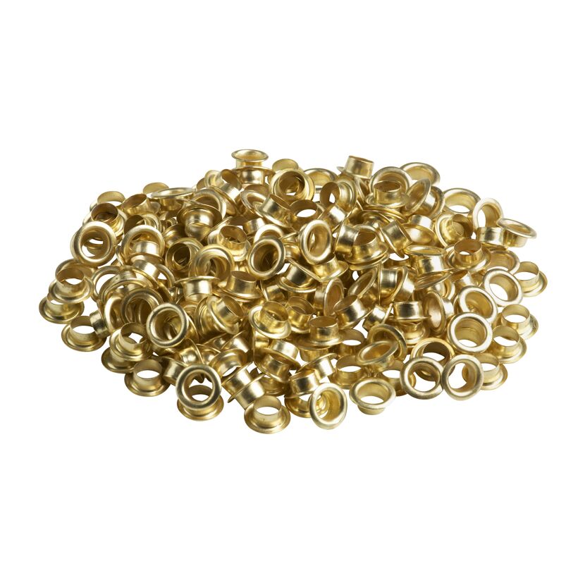 Ösen Messing, Ø 4,5 mm, 200 Stück