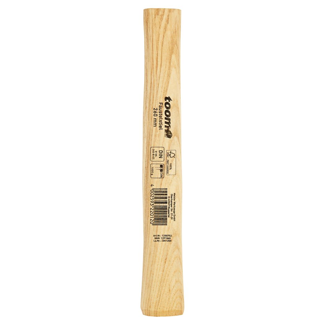 Fäustelstiel 26 cm Esche für Hämmerköpfe bis 1 kg