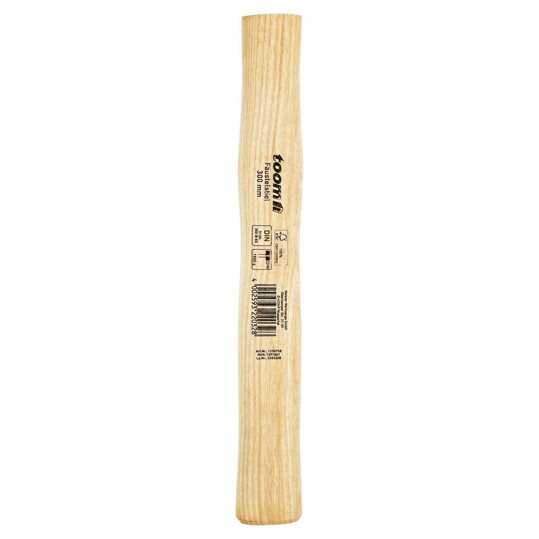 Fäustelstiel 30 cm Esche für Hämmerköpfe bis 1,5 kg
