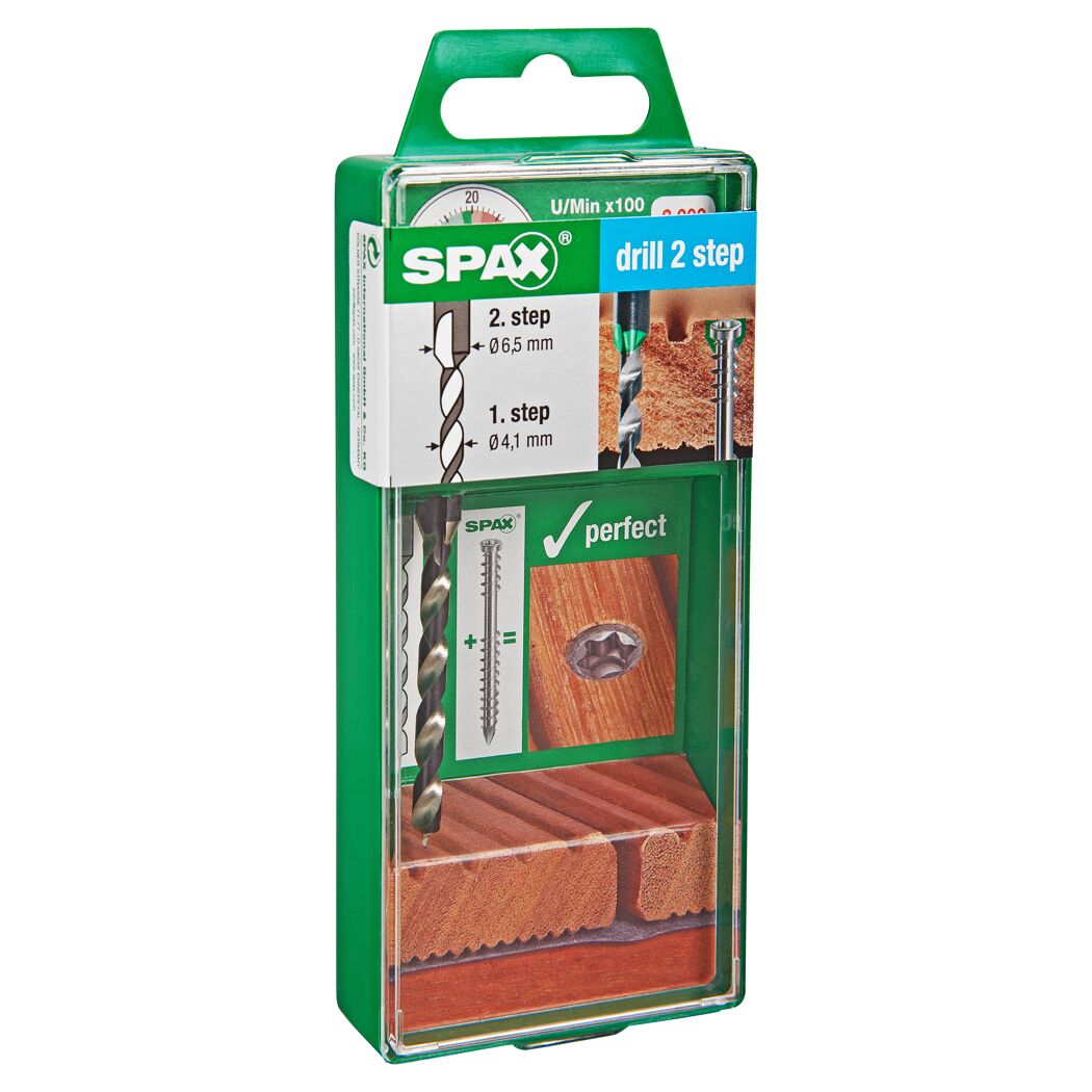 Spax Stufenbohrer 'Drill 2 Step' Ø 4,1/6,5 x 35 mm