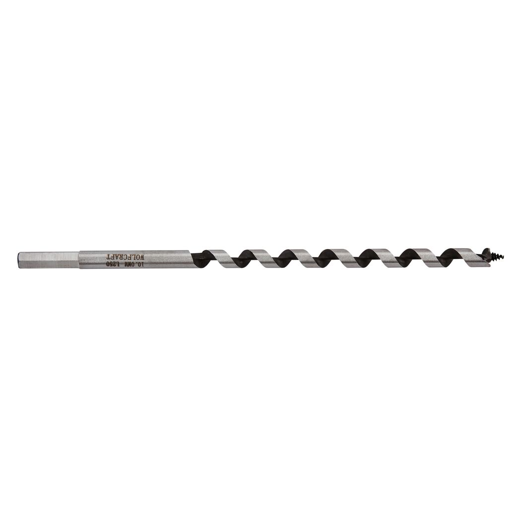 WOLFCRAFT Holz-Balkenbohrer 10mm Durchmesser, 250mm Länge