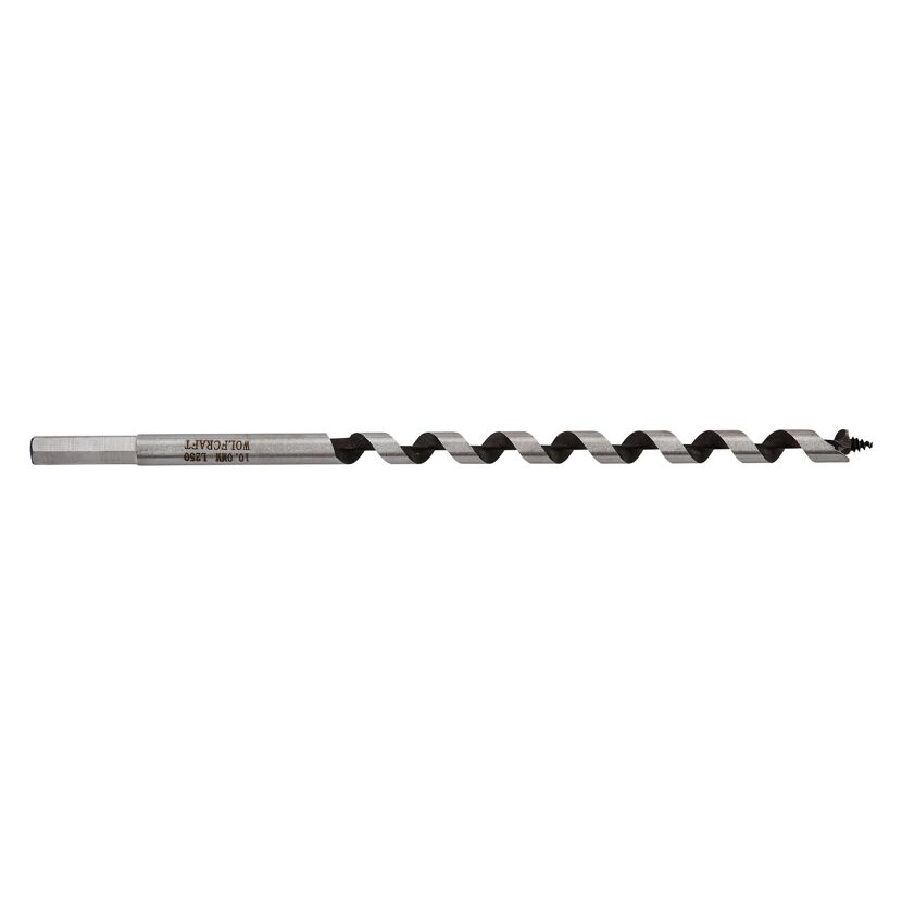 WOLFCRAFT Holz-Balkenbohrer 10mm Durchmesser, 250mm Länge