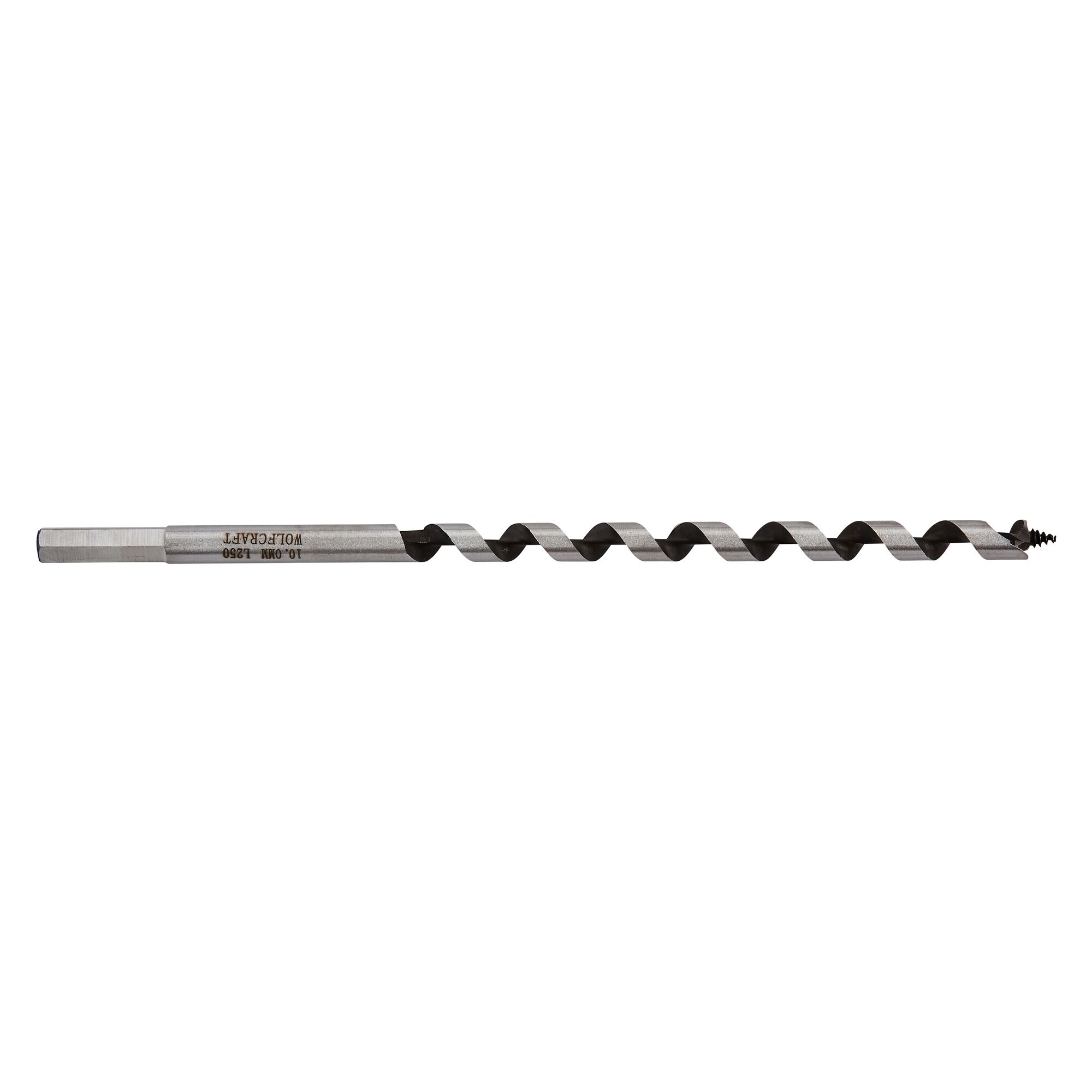 WOLFCRAFT Holz-Balkenbohrer 10mm Durchmesser, 250mm Länge