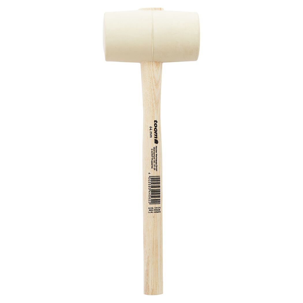 Gummihammer weiß Ø 64 mm