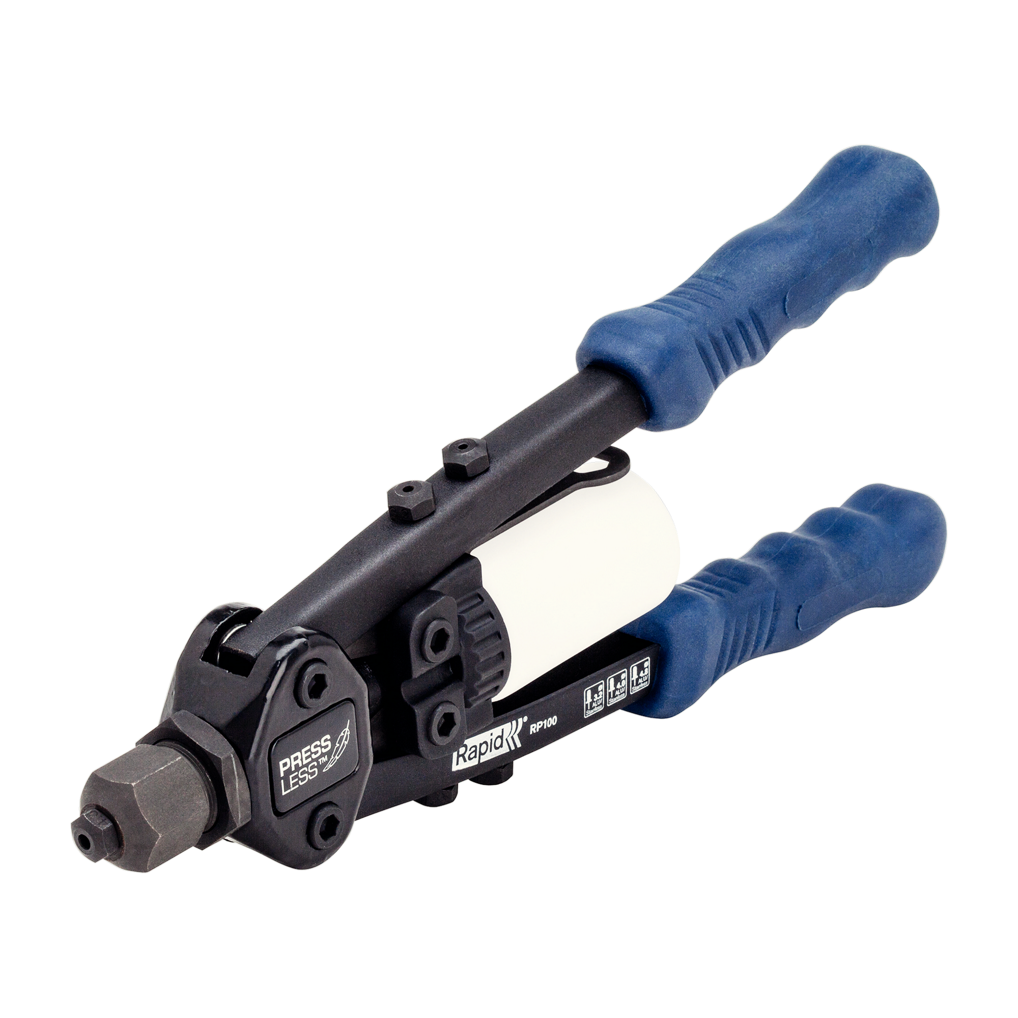 Hochleistungs-Blindnietzange 'RP100' blau/schwarz für Nieten mit Ø 3,2 - 4,8 mm + product picture