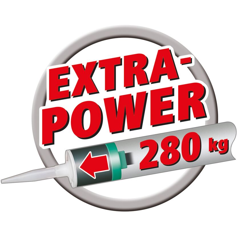 Kartuschenpresse mit 280 kg Extra-Power