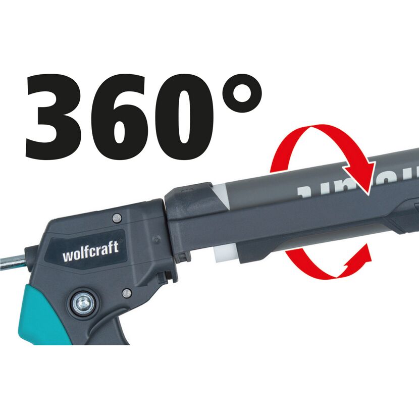 Kartuschenpresse um 360° drehbar