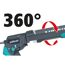 Kartuschenpresse für 360° drehbare Kartuschen