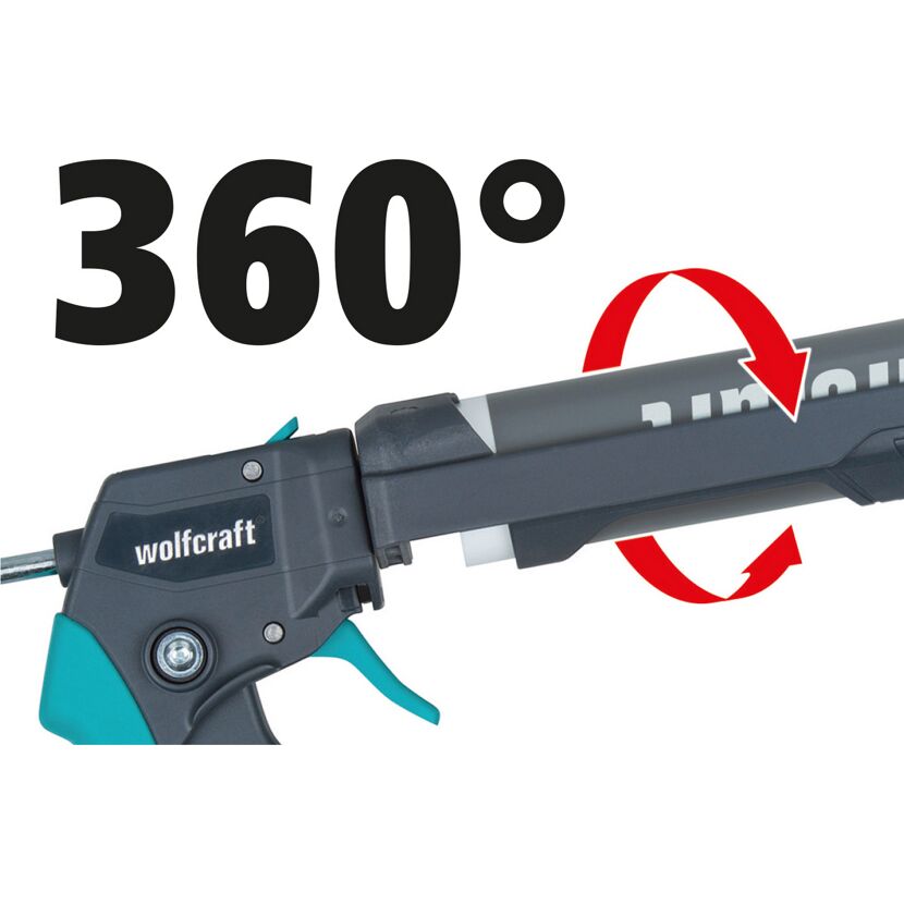 Kartuschenpresse für 360° Kartuschen